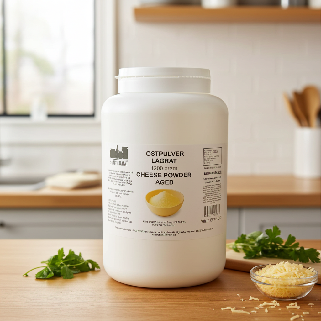 Ostpulver | Lagrad dansk hårdost
