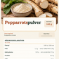 Pepparrotspulver – 100 g