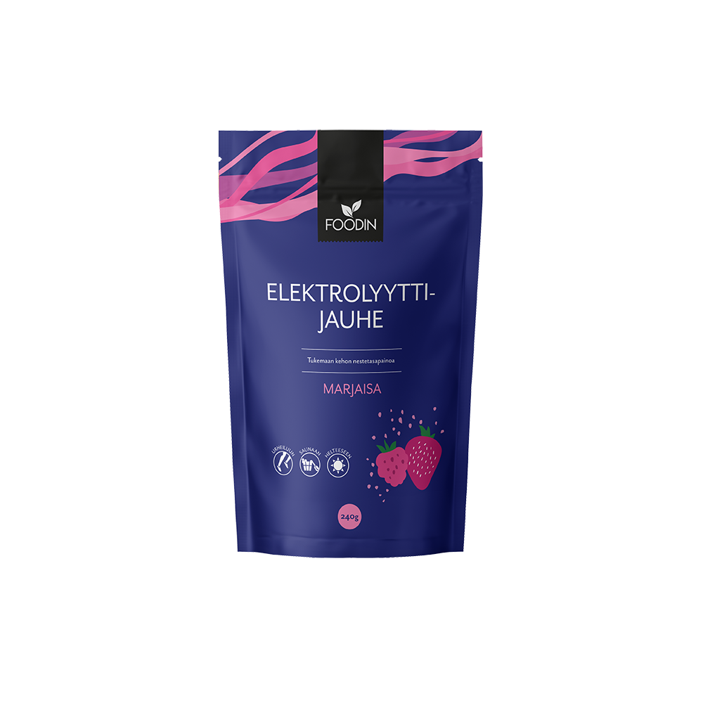 Elektrolytpulver med bärsmak 240 g
