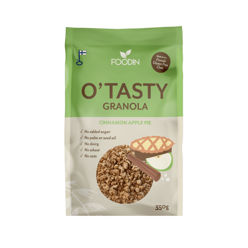 Granola Kanel Äppelpaj | Glutenfri Utan Vitt Socker