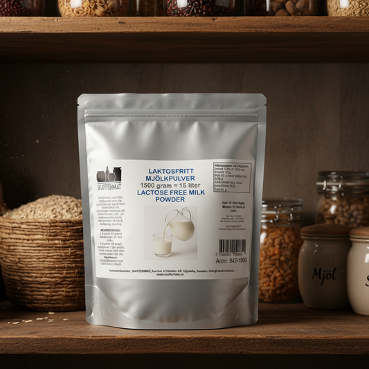 Laktosfritt mjölkpulver 1500g – skafferi