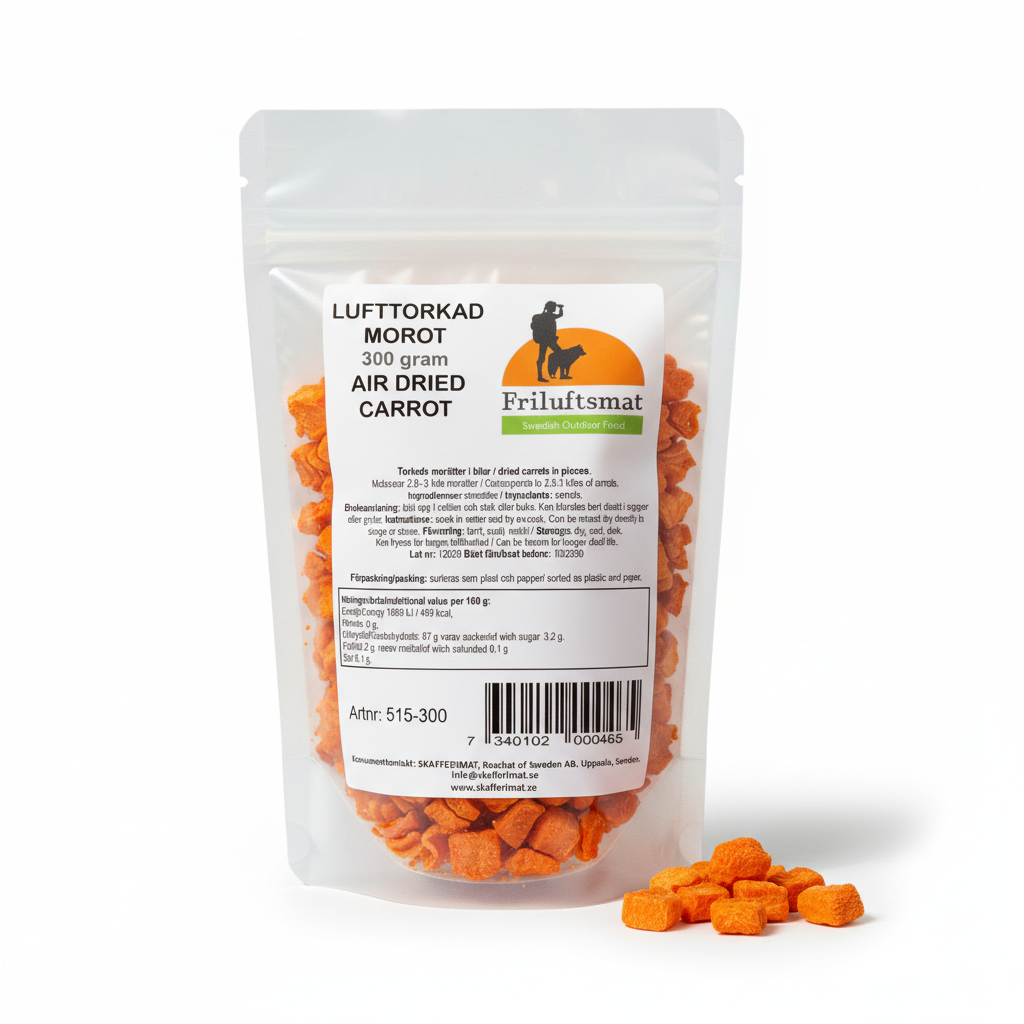 Lufttorkad Morot - Med faktisk etikett