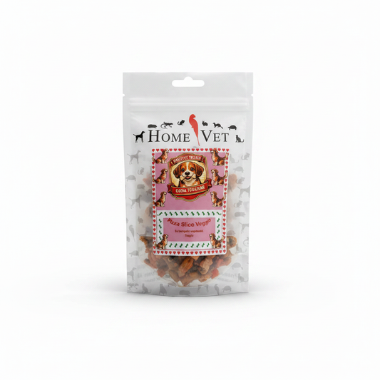 Pizza Slice Veggie – Vegetariska Tuggbitar för Hundar 120 g
