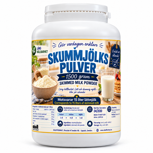 Skummjölkspulver | Lång hållbarhet & högt protein