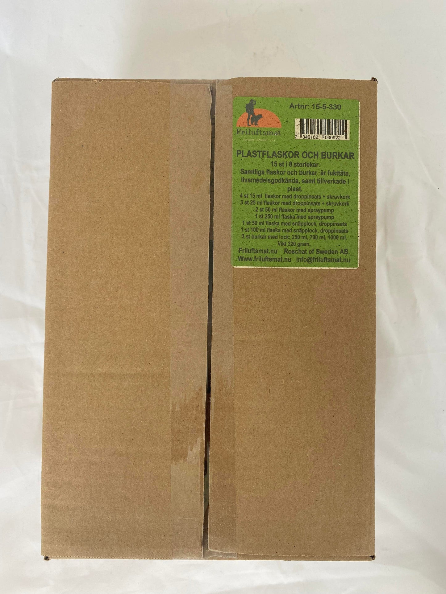 Muovipullot ja -tölkit -paketti (15 kpl)